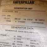 Caterpillar 3412C Standby Diesel Generator